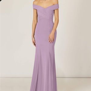 Azazie Lecia Wisteria bridesmaid dress